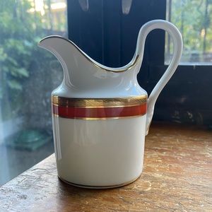 Richard Ginori Fine China “Palermo Red” creamer. Perfect.
